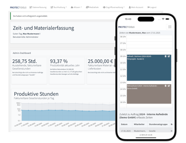 PROTECTOOLS Dashboard